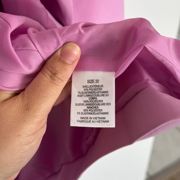 Pink/Purple Single-Breasted City Blazer - Size 20 | Penningtons - Picture 9 of 10